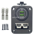 50a Panel Flush Anderson Plug QC3.0 USB Charger